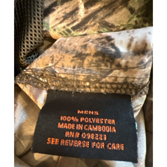 Game Winner Camo Shirt Mens L Short Sleeve Vented Realtree Hunting Fishing Top - Picture 9 of 11